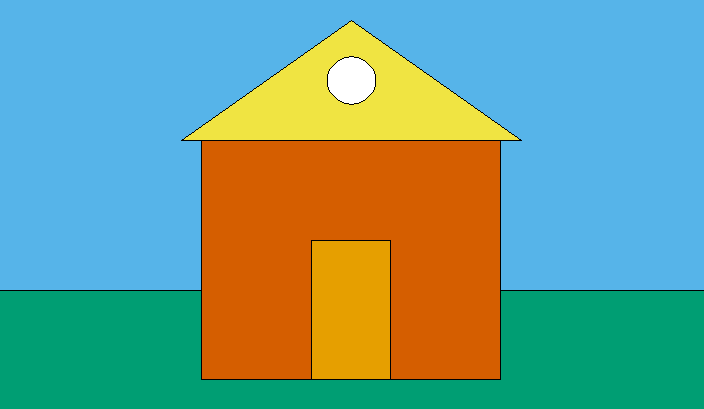 Screenshot of a basic house