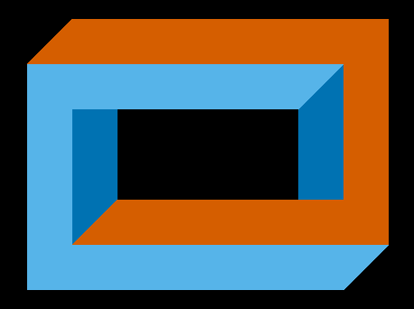 Screenshot of an impossible shape