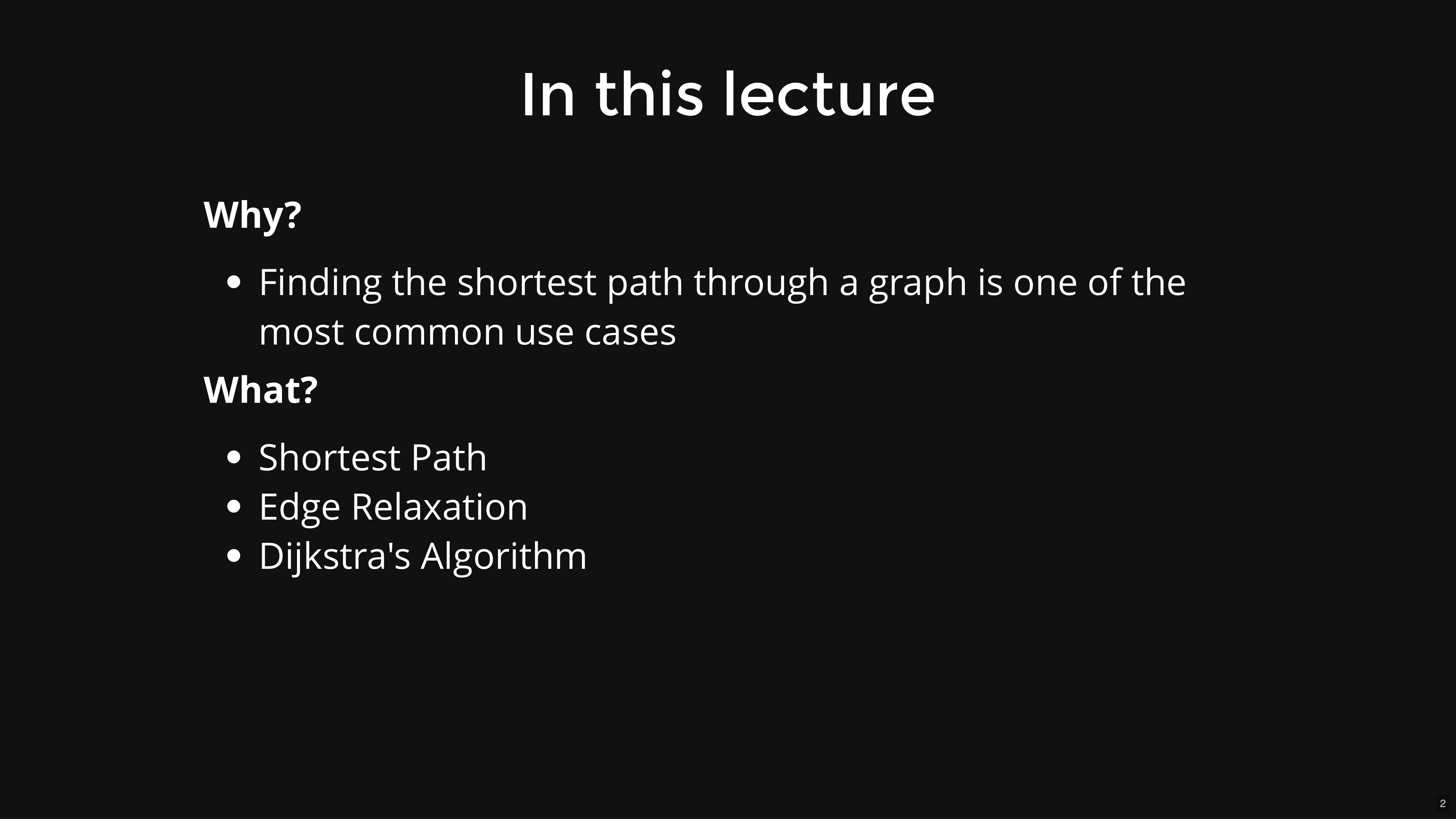 Shortest Path | COMP2521 23T2 | WebCMS3