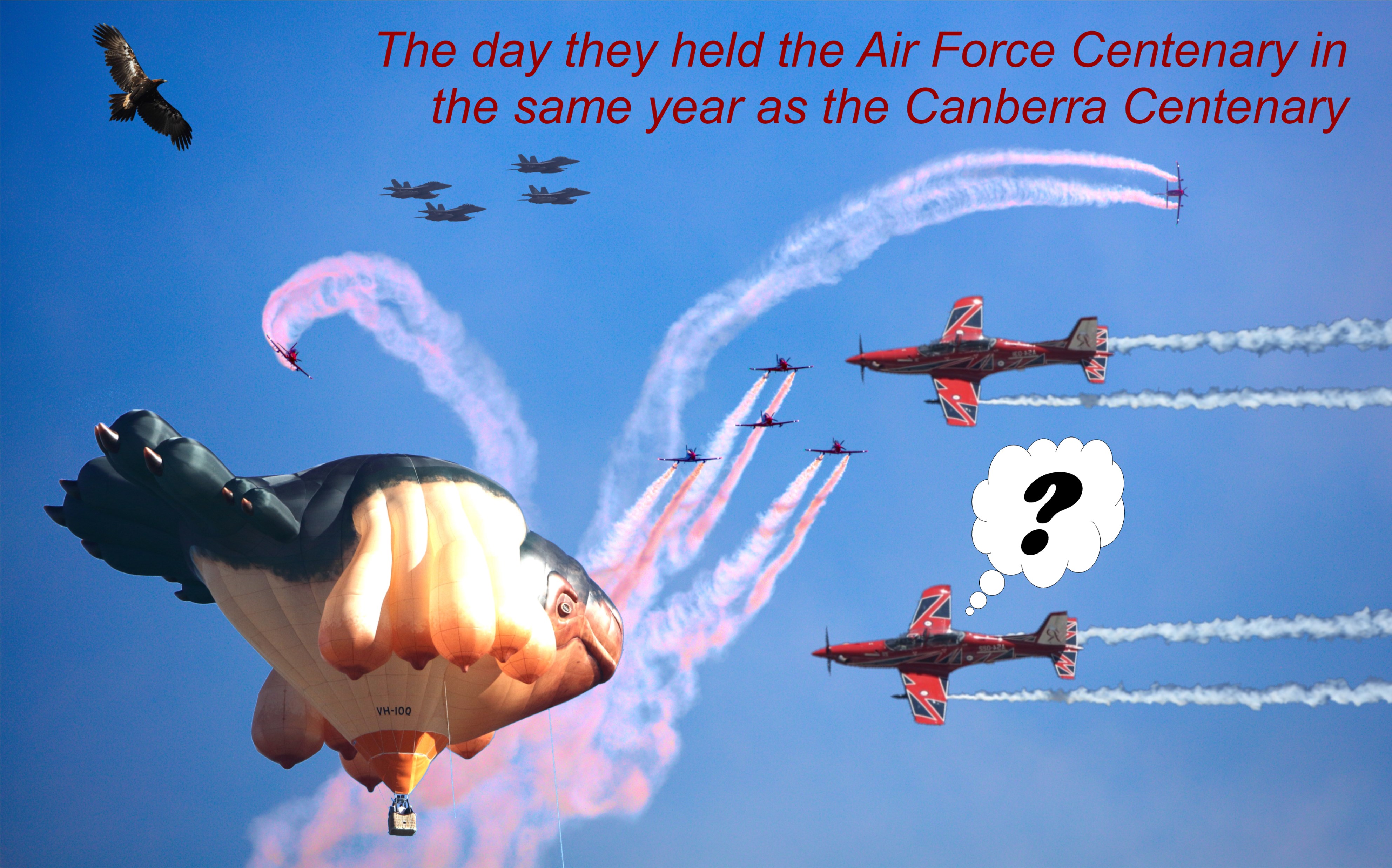 A picture containing text, flying, smoke, air

Description automatically generated