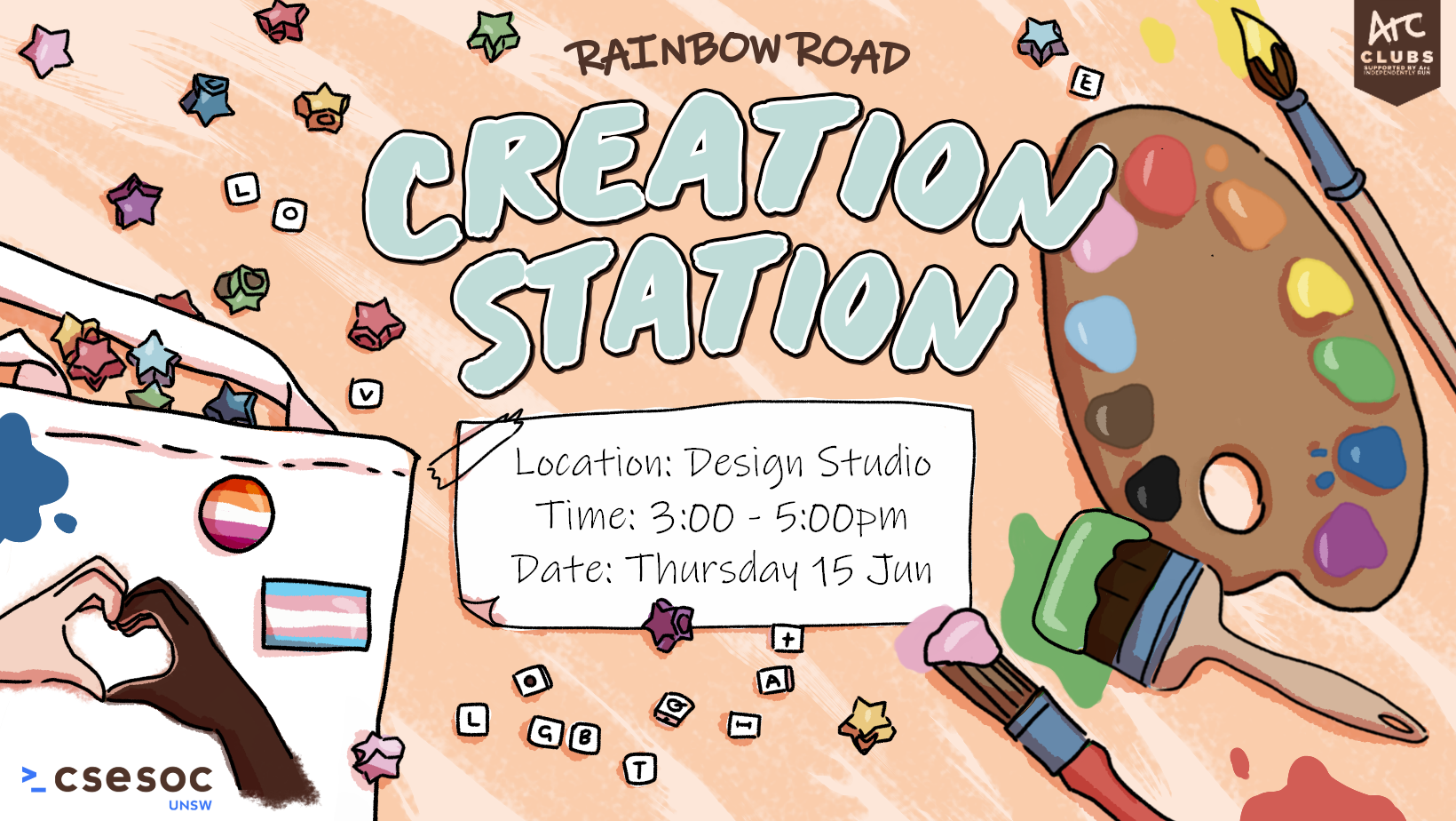 Pride Creation Station Event